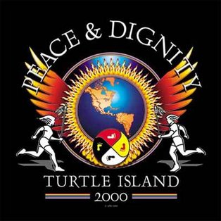 Logo - Peace & Dignity - Friedenslauf 2000